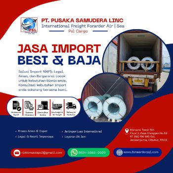 Jasa Import Door To Door Borongan Besi & Baja