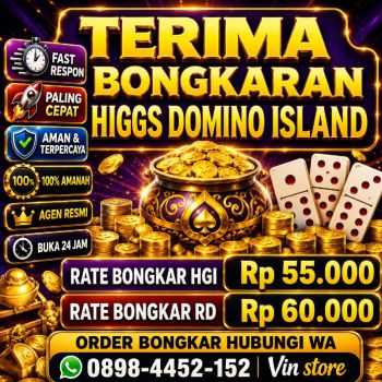 Terima bongkar chip higgs domino island