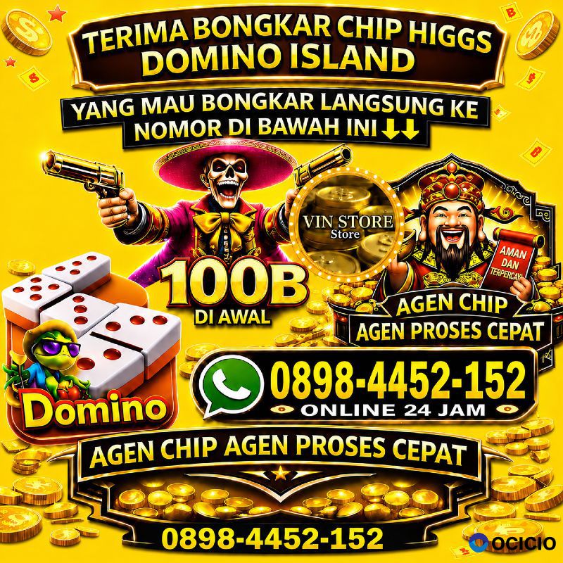 Terima bongkar chip higgs domino island