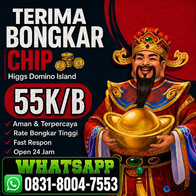 TERIMA BONGKAR CHIP HDI HIGGS DOMINO ISLAND AGEN BUKA 24JAM JUAL BELI CHIP HDI