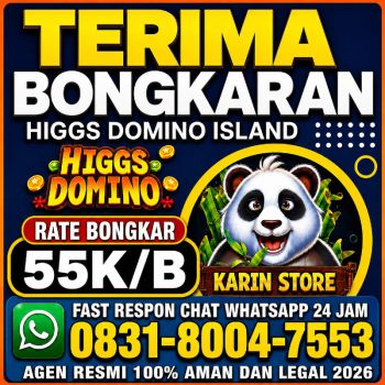 TERIMA BONGKAR CHIP HDI HIGGS DOMINO ISLAND AMANAH WA 0831-8004-7553