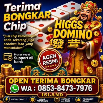 AGEN KHUSUS TERIMA BONGKAR CHIP HINGGS DOMINO 24JAM