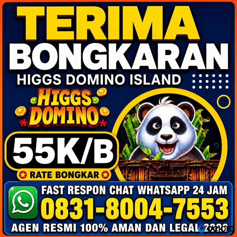 KHUSUS TERIMA BONGKAR CHIP DOMINO ISLAND HIGGS 🔥 BUKA 24JAM WA 083180047553