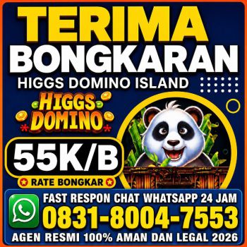 KHUSUS TERIMA BONGKAR CHIP DOMINO ISLAND HIGGS 🔥 BUKA 24JAM WA 083180047553