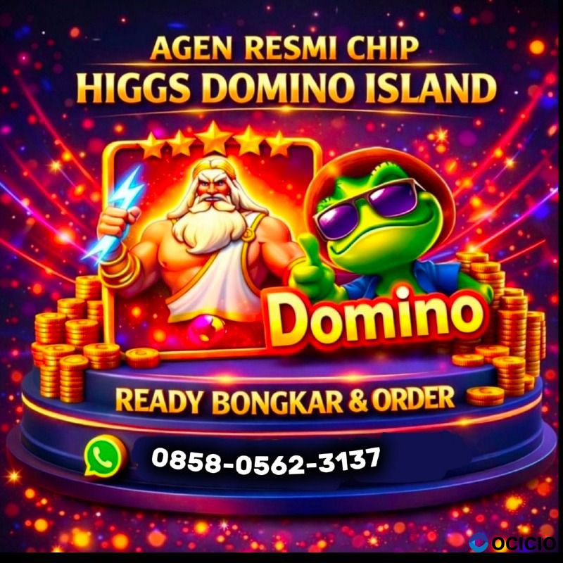 TERIMA BONGKAR CHIP HDI HIGGS DOMINO ISLAND & RD OPEN 24 JAM WA 0858-0562-3137💯💯