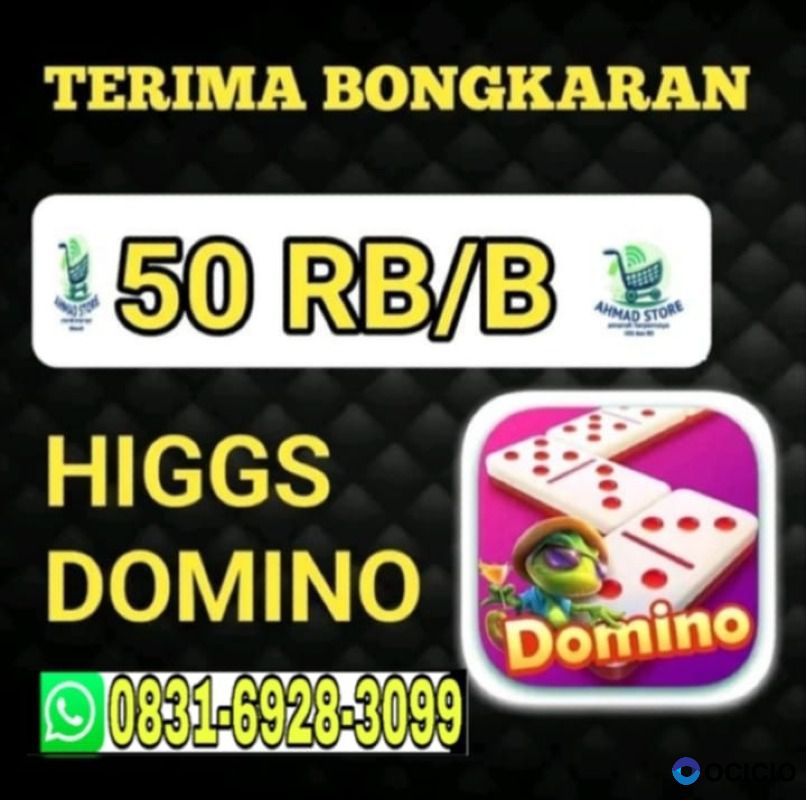 Terima bongkar chip island Higgs open bongkaran domino higgs wa 083169283099