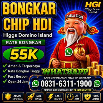 Terima Bongkar Chip Hdi Higgs Domino Island Aman Dan Terpercaya Wa 083163111900