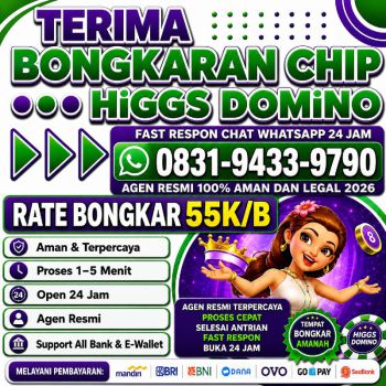TERIMA BONGKAR CHIP HDI HIGGS DOMINO ISLAND JUAL BELI CHIP HDI WA 083194339790