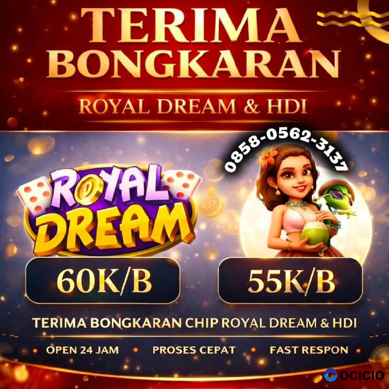 TERIMA BONGKAR CHIP HDI HIGGS DOMINO ISLAND & RD OPEN 24 JAM WA 085805623137