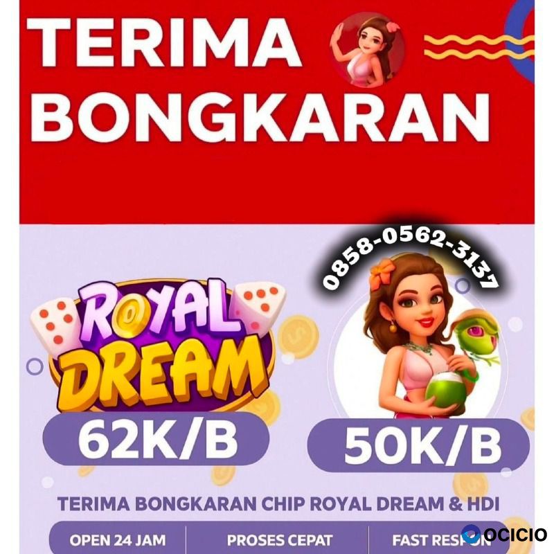 TERIMA BONGKAR CHIP HDI HIGGS DOMINO ISLAND & RD OPEN 24 JAM WA 085805623137💯