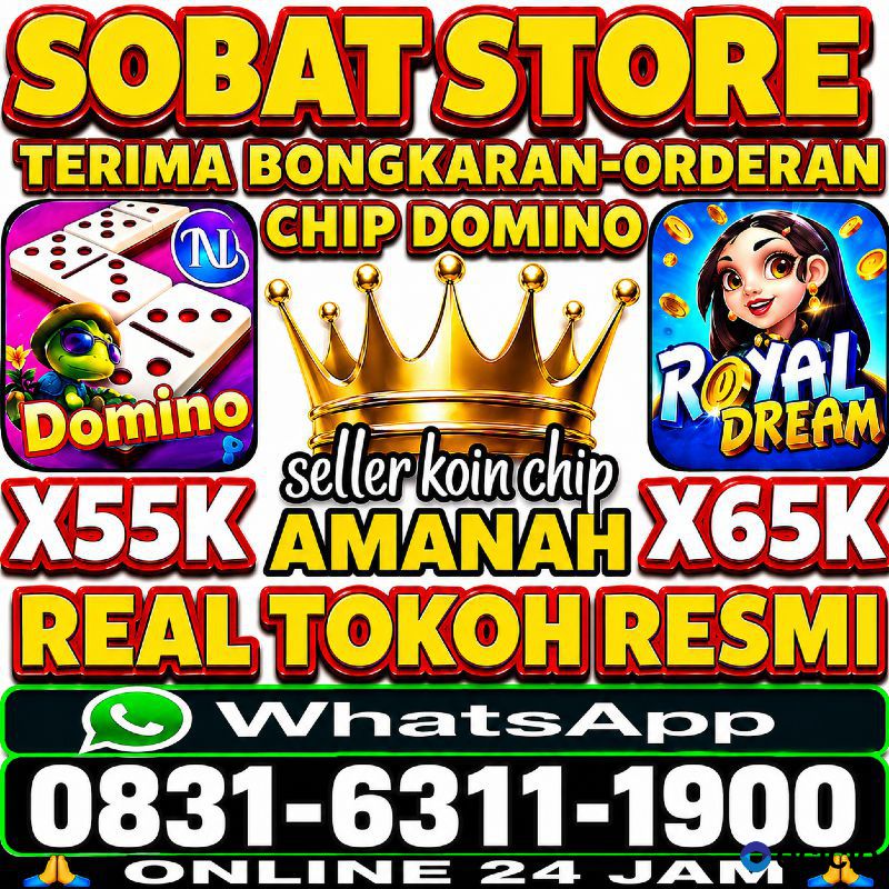 TERIMA BONGKAR CHIP HDI HIGGS DOMINO ISLAND DAN ROYAL DREAM WA 0831-6311-1900