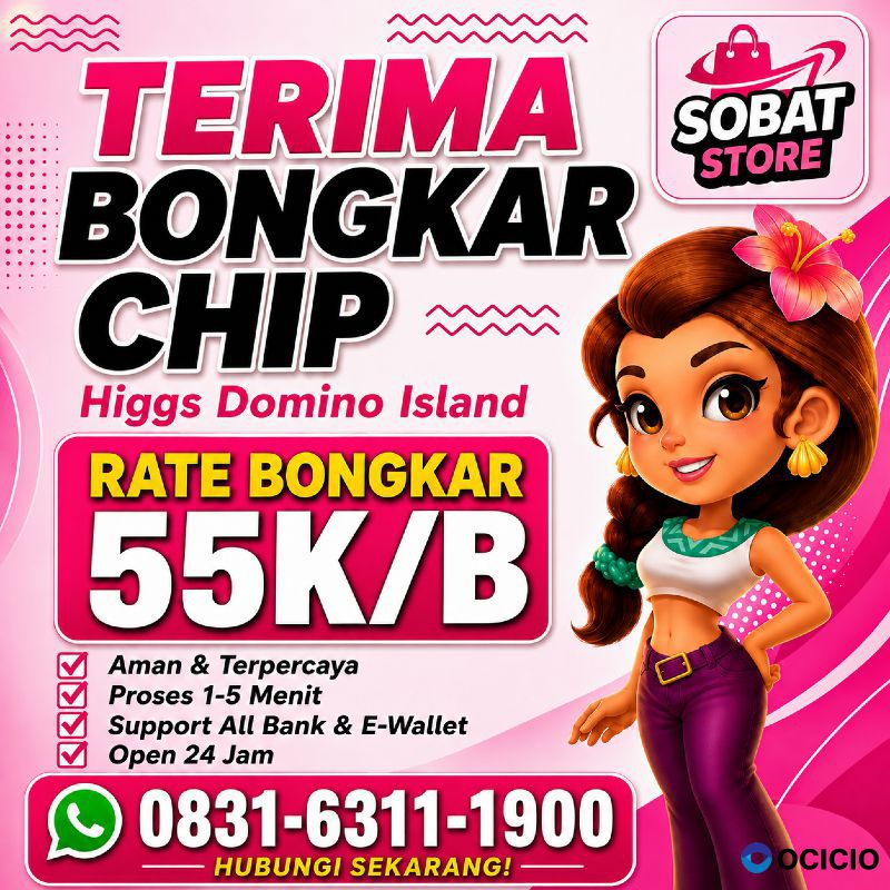 Terima Bongkar Chip Hdi Higgs Domino Island Aman Dan Terpercaya Wa 083163111900