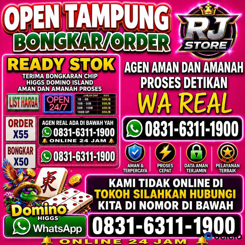 Terima Bongkar Chip Hdi Higgs Domino Island Aman Dan Terpercaya Wa 083163111900