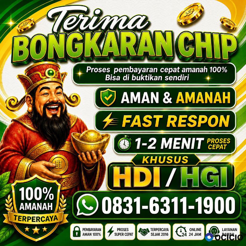 TERIMA BONGKAR CHIP HDI HIGGS DOMINO ISLAND JUAL BELI CHIP HDI WA 083163111900