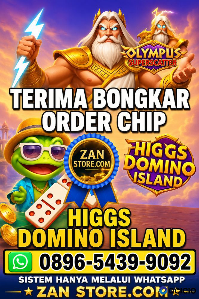 Terima bongkar chip Higgs domino island aman dan terpercaya Wa 089654399092