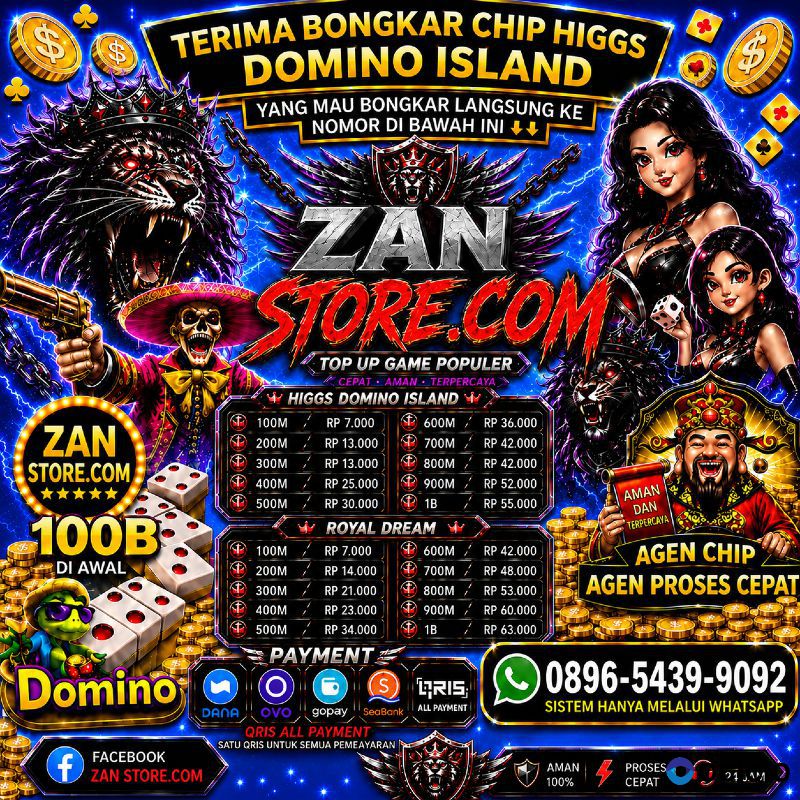 Terima bongkar chip Higgs domino island aman dan terpercaya 089654399092