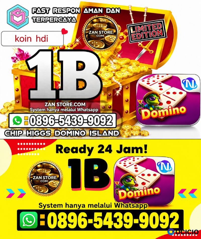 Terima bongkar chip Higgs domino island aman dan terpercaya wa 0896-5439-9092