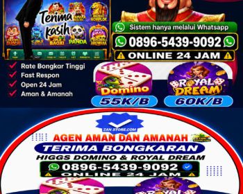 Terima bongkar chip Higgs domino island aman dan terpercaya