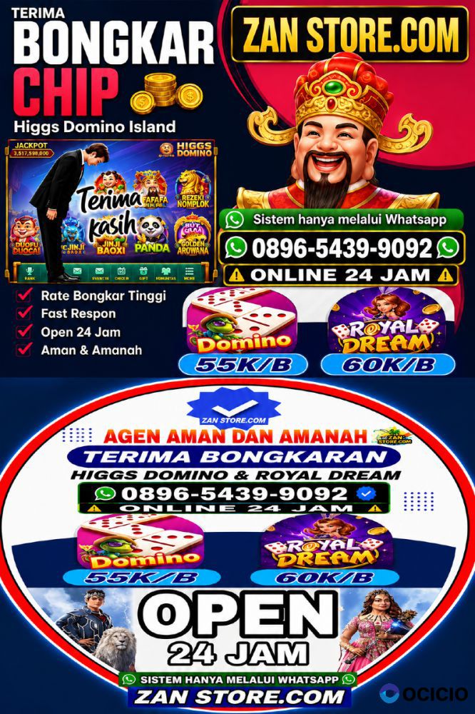 Terima bongkar chip Higgs domino island aman dan terpercaya