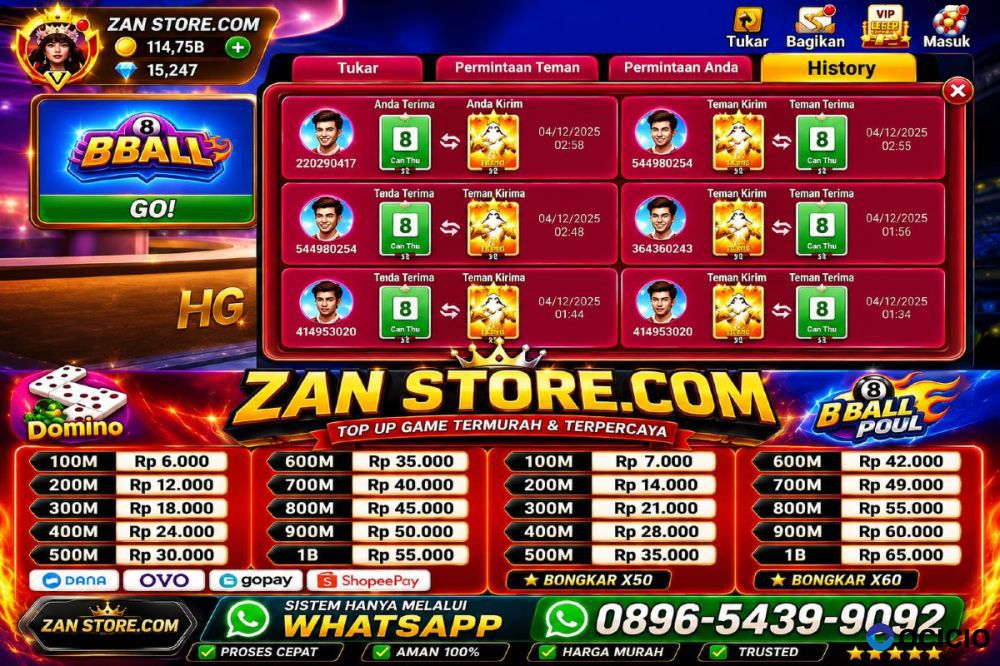 Terima bongkar chip Higgs domino island