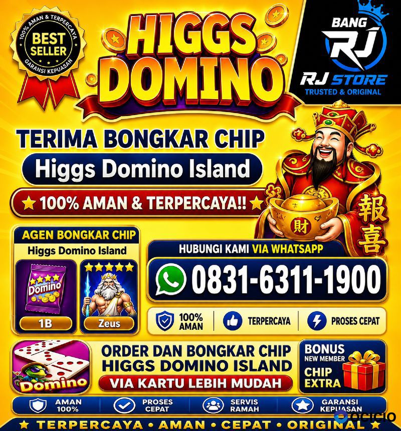 TERIMA BONGKAR CHIP HDI HIGGS DOMINO ISLAND JUAL BELI CHIP HDI WA 083163111900