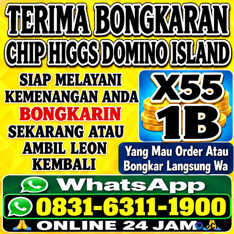 TERIMA BONGKAR CHIP HDI HIGGS DOMINO ISLAND JUAL BELI CHIP HDI WA 083163111900