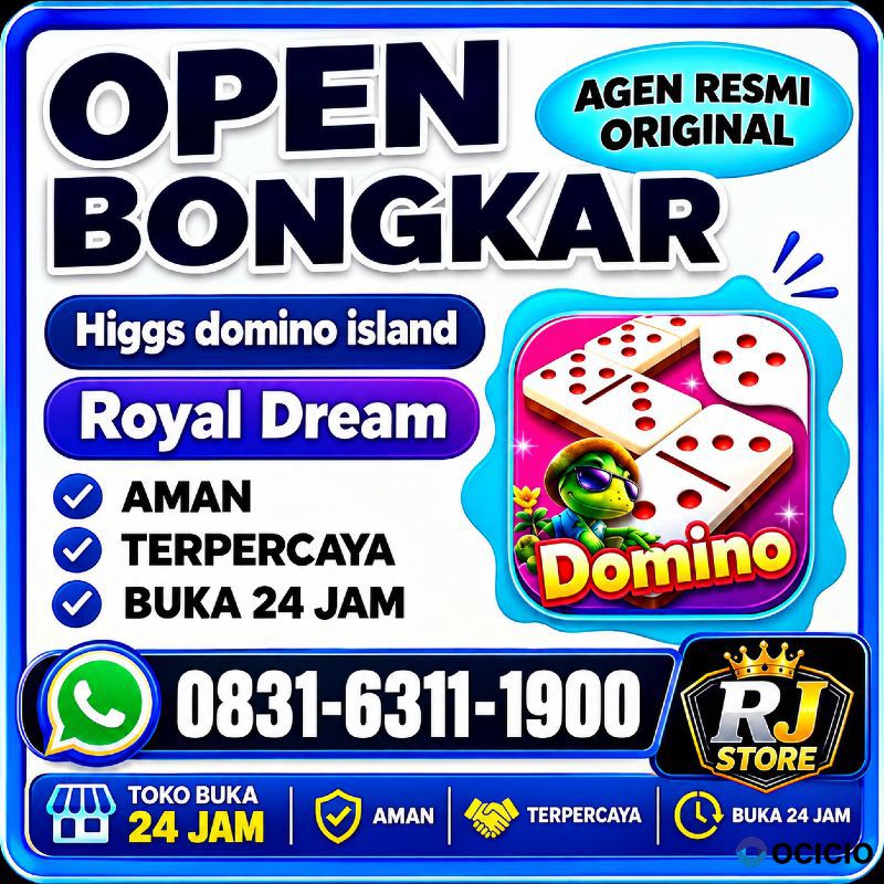 TERIMA BONGKAR CHIP HDI HIGGS DOMINO ISLAND DAN ROYAL DREAM WA 0831-6311-1900