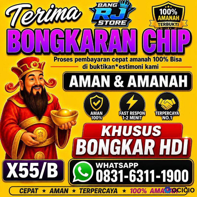 KHUSUS TERIMA BONGKAR CHIP DOMINO ISLAND HIGGS 🔥 BUKA 24JAM WA:0831-6311-1900