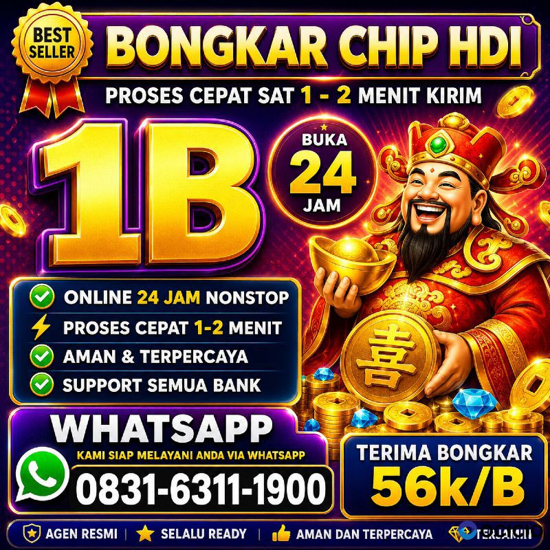 TERIMA BONGKAR CHIP HDI HIGGS DOMINO ISLAND JUAL BELI CHIP HDI WA 083163111900