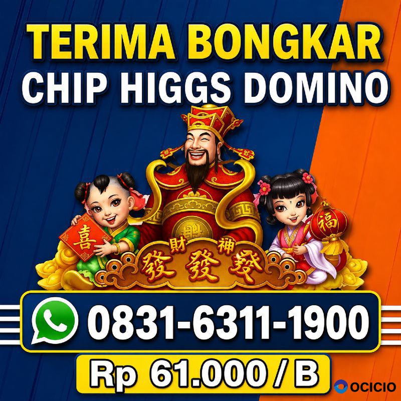 Agen jual beli terima bongkar chip domino Higgs domino Island fast respon 24 Jam