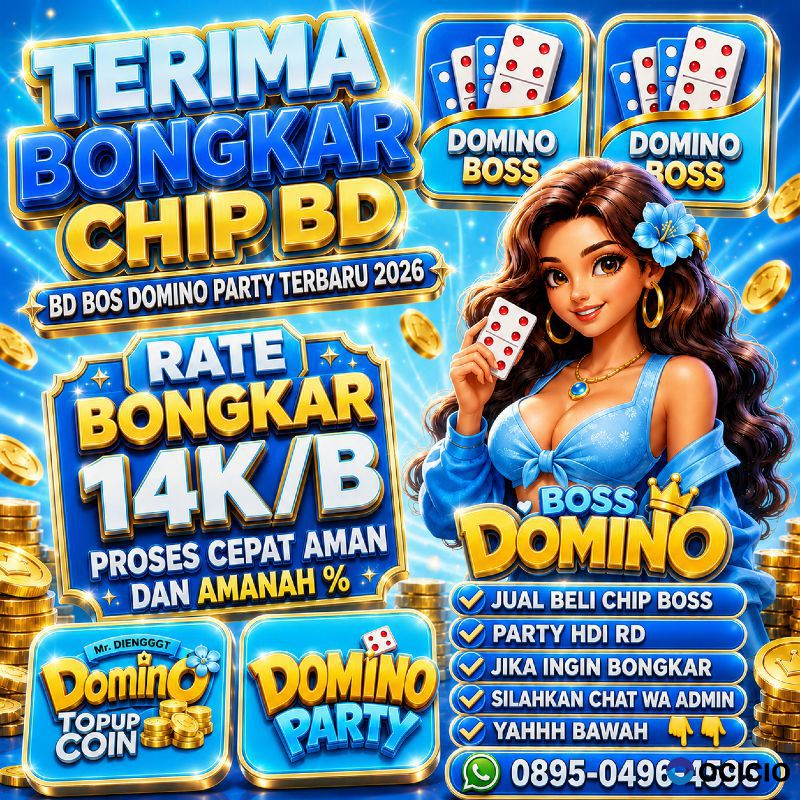 chip boss domino party Agen real khusus bongkar