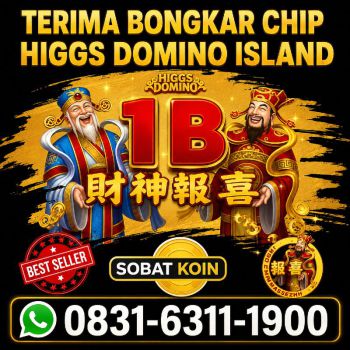 TERIMA BONGKAR CHIP HDI HIGGS DOMINO ISLAND DAN ROYAL DREAM WA 0831-6311-1900