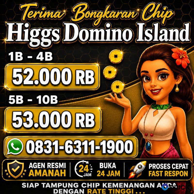 Terima Bongkar Chip Hdi Higgs Domino Island Aman Dan Terpercaya Wa 083163111900