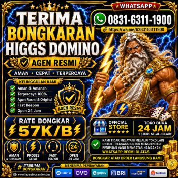 TERIMA BONGKAR CHIP HDI HIGGS DOMINO ISLAND DAN ROYAL DREAM WA 0831-6311-1900