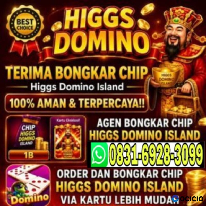KHUSUS TERIMA BONGKAR CHIP DOMINO ISLAND HIGGS 🔥 BUKA 24JAM WA:0831-6928-3099