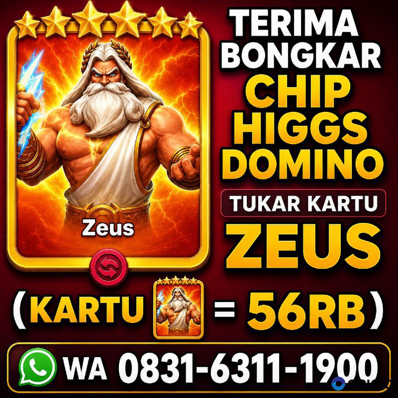 TERIMA BONGKAR CHIP HDI HIGGS DOMINO ISLAND JUAL BELI CHIP HDI WA 083163111900
