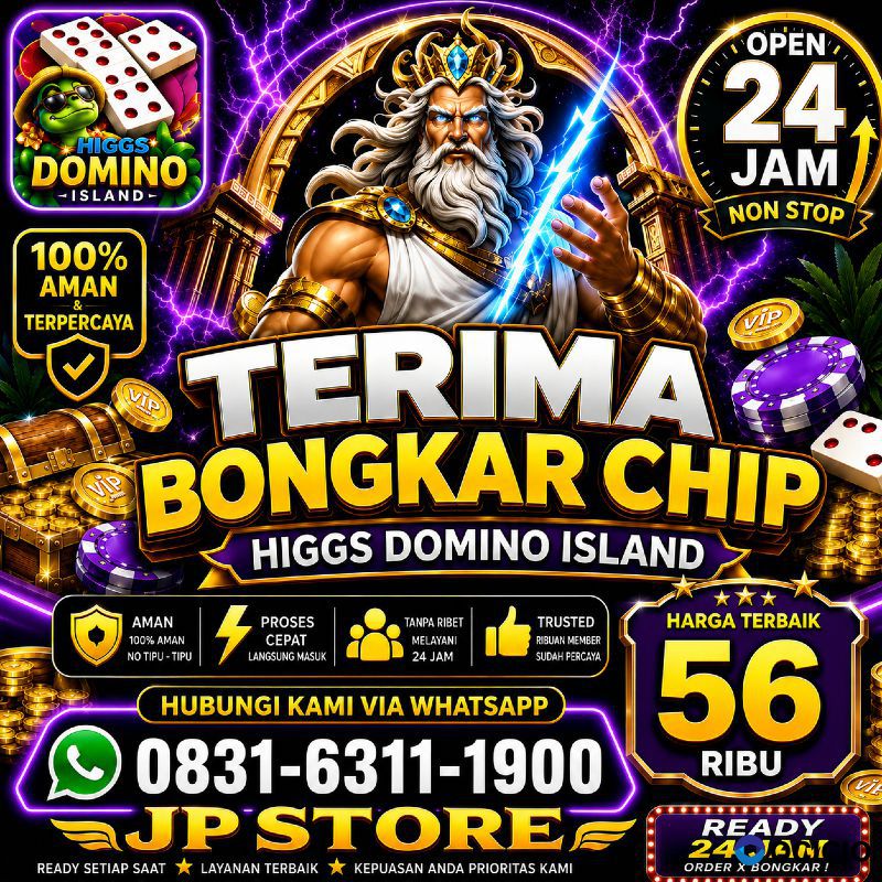 TERIMA BONGKAR CHIP HDI HIGGS DOMINO ISLAND JUAL BELI CHIP HDI WA 083163111900