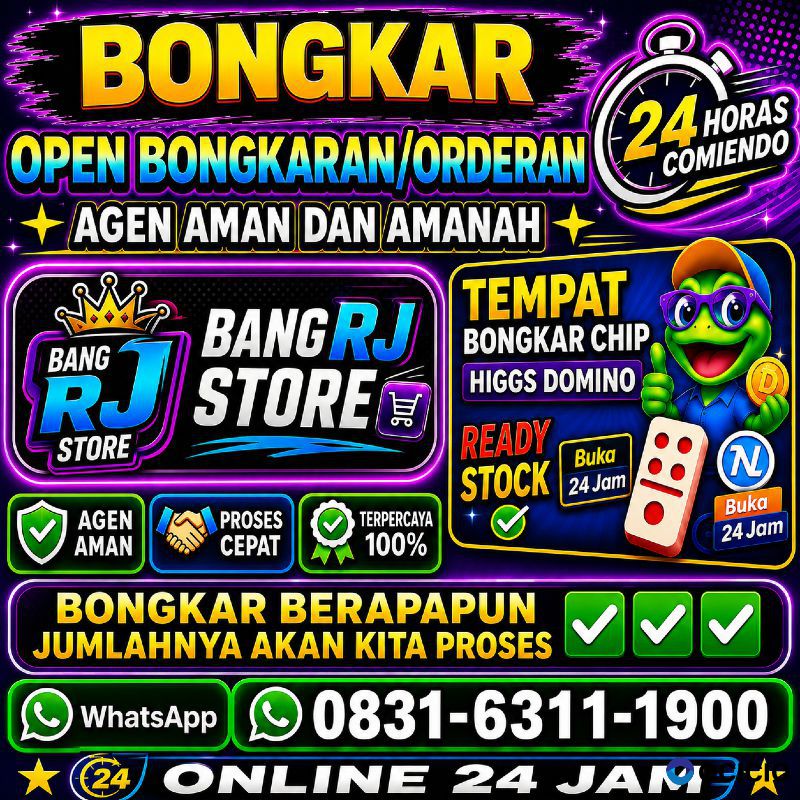 KHUSUS TERIMA BONGKAR CHIP DOMINO ISLAND HIGGS 🔥 BUKA 24JAM WA:0831-6311-1900