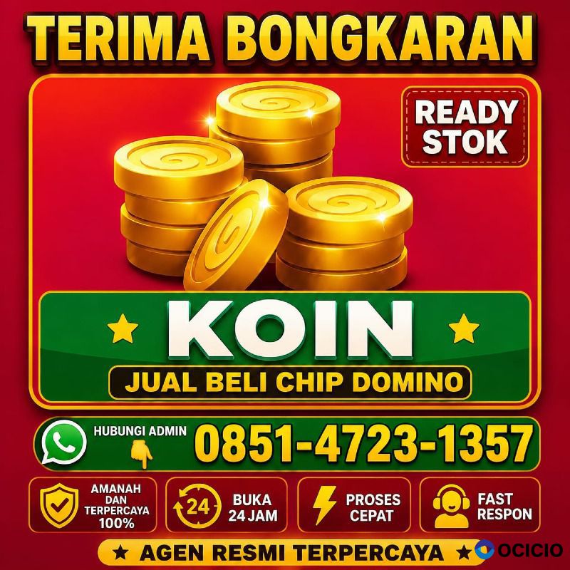 Terima bongkar chip domino online wa085809223369