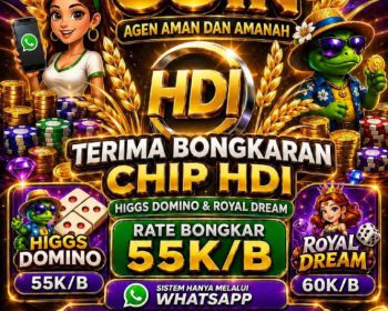 Terima bongkar chip Higgs domino island aman dan terpercaya