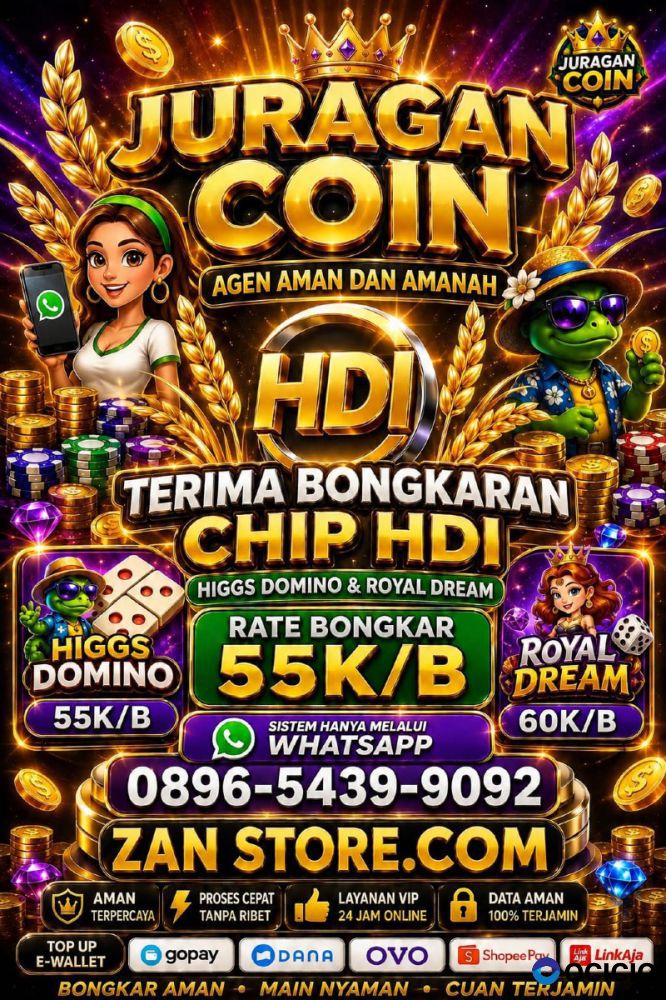 Terima bongkar chip Higgs domino island aman dan terpercaya