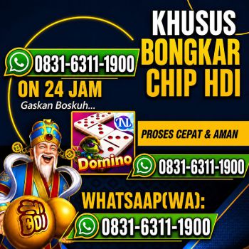 KHUSUS TERIMA BONGKAR CHIP DOMINO ISLAND HIGGS 🔥 BUKA 24JAM WA:0831-6311-1900