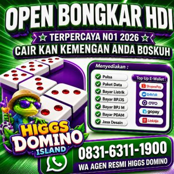 KHUSUS TERIMA BONGKAR CHIP DOMINO ISLAND HIGGS 🔥 BUKA 24JAM