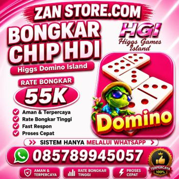 terima bongkaran chip Higgs domino island