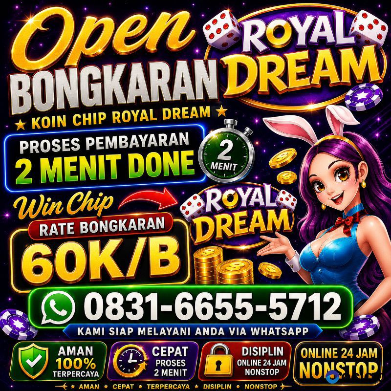 TERIMA BONGKAR CHIP HDI HIGGS DOMINO ISLAND DAN ROYAL DREAM WA 0831-6655-5712