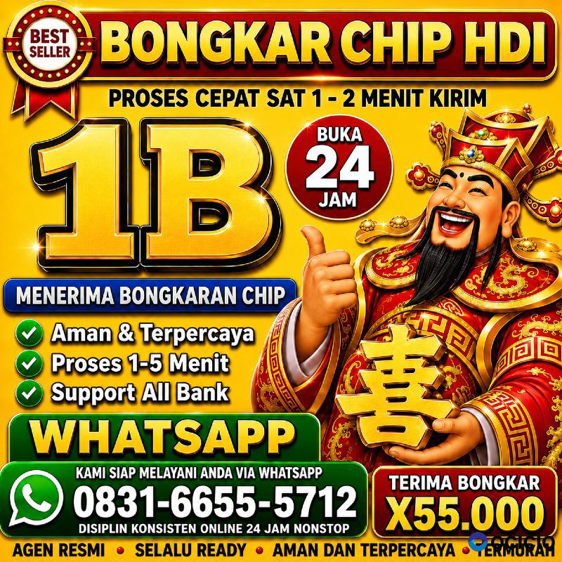 KHUSUS TERIMA BONGKAR CHIP DOMINO ISLAND HIGGS 🔥 BUKA 24JAM WA:0831-6655-2712