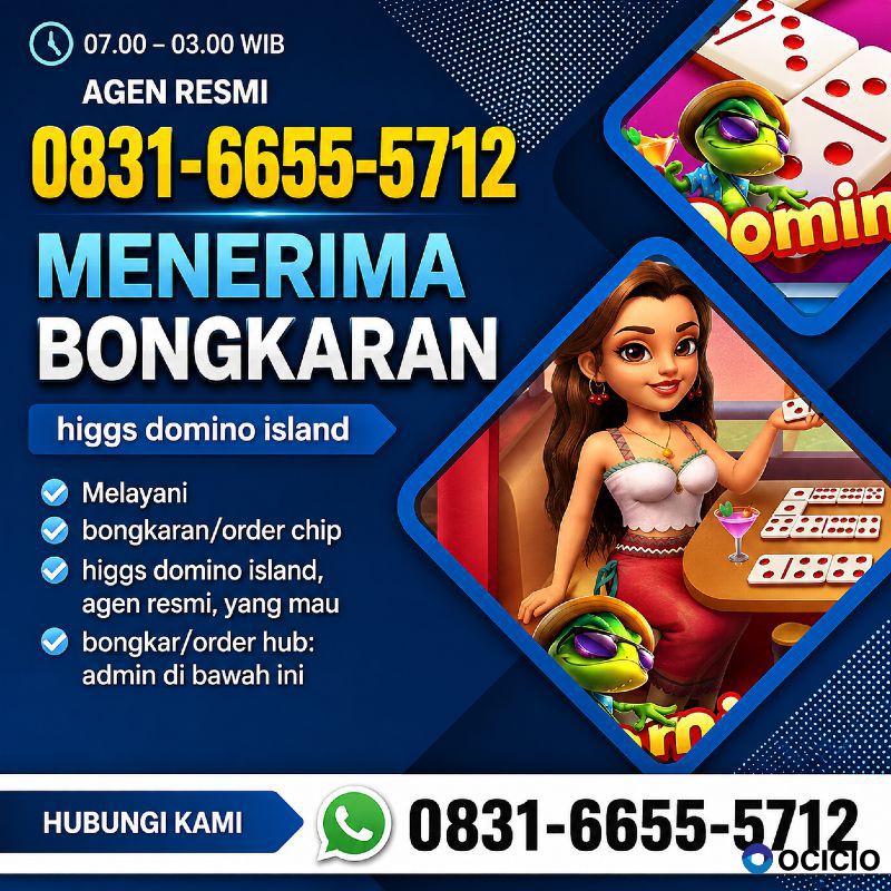 TERIMA BONGKAR CHIP HDI HIGGS DOMINO ISLAND JUAL BELI CHIP HDI WA 083166555712