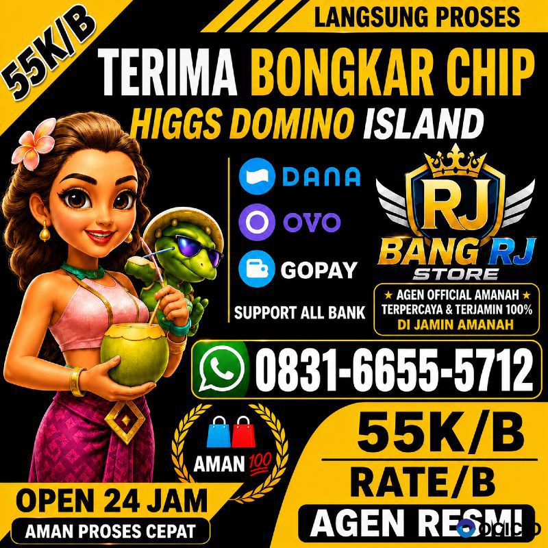 TERIMA BONGKAR CHIP HDI HIGGS DOMINO ISLAND DAN ROYAL DREAM WA 0831-6655-5712