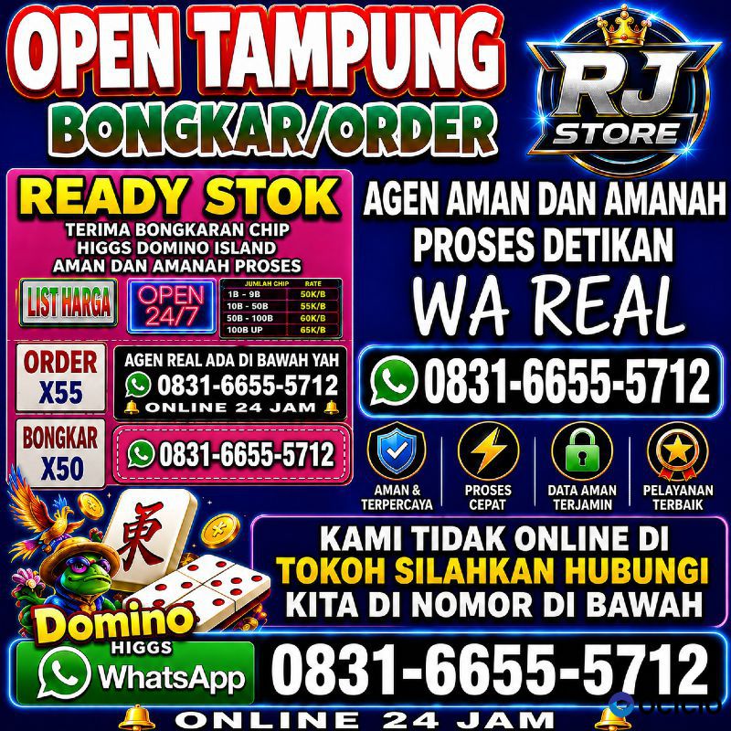 TERIMA BONGKAR CHIP HDI HIGGS DOMINO ISLAND JUAL BELI CHIP HDI WA 083166555712
