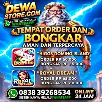 agen terima bongkar & order chip Higgs Domino Island